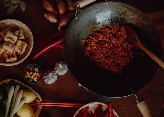 Fried Eggs with Sambal Rica Rica