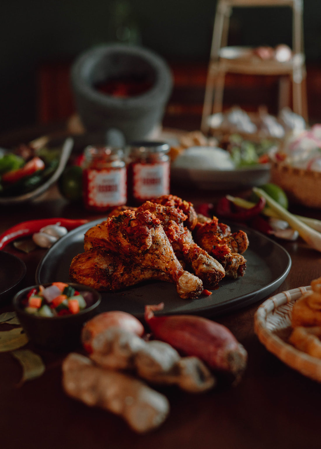 Fried Chicken with Sambal Rica Rica